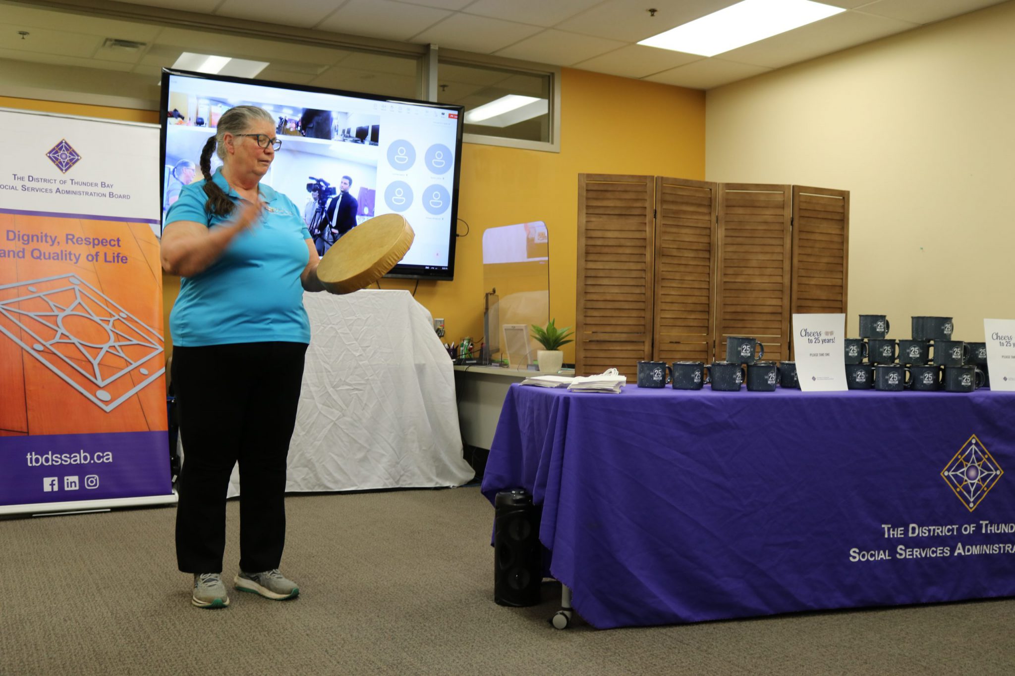 Elder Cindy Crowe opening ceremony